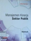 Manajemen Kinerja Sektor Publik