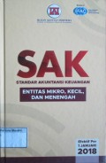 SAK: Standar Akuntansi Keuangan Entitas Mikro, Kecil, dan Menengah