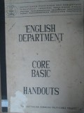 English Departement   core basic Handouts