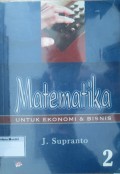 Matematika untuk Ekonomi dan Bisnis, Jilid 2